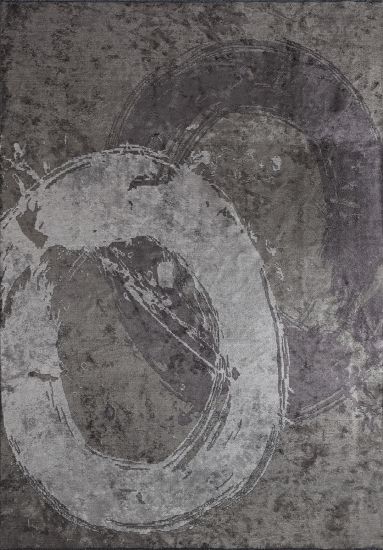 Artisan Grey & Brown Abstract Outdoor Rug