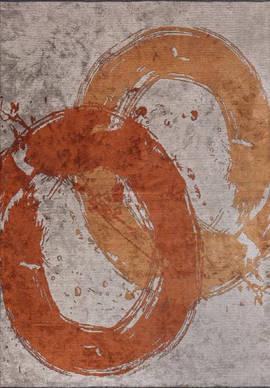 Artisan Beige Abstract Living Room Rug