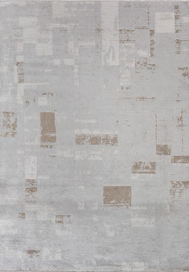 Evoke Grey & Brown Abstract Area Rug