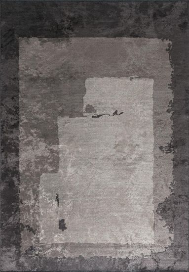 Equinoxo Grey & Cream Abstract Modern Rug