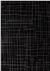 Charcoal Black Abstract Outdoor Rug