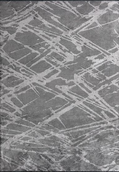 Synergy Grey & Cream Abstract Living Room Rug