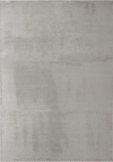 Fresco Grey Plain Modern Rug