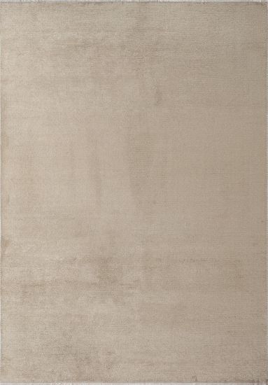 Fresco Beige Plain Modern Rug