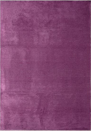 Fresco Violet Plain Modern Rug