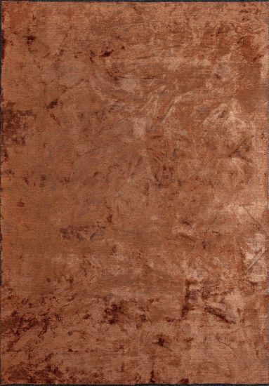 Fairytale Orange & Brown Abstract Area Rug