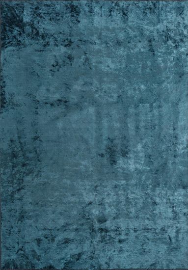 Fairytale Abstract Blue Dining Room Rug