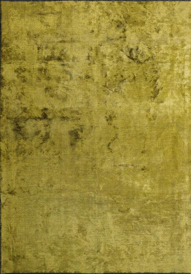 Fairytale Green Yellow Abstract Modern Rug