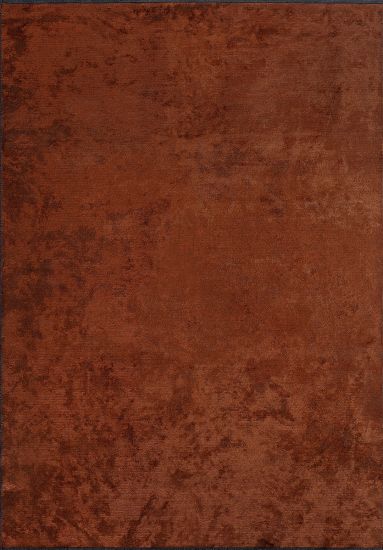 Fairytale Orange Abstract Modern Rug