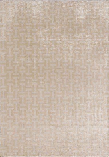 Geometric Beige & Cream Fjord Area Rug