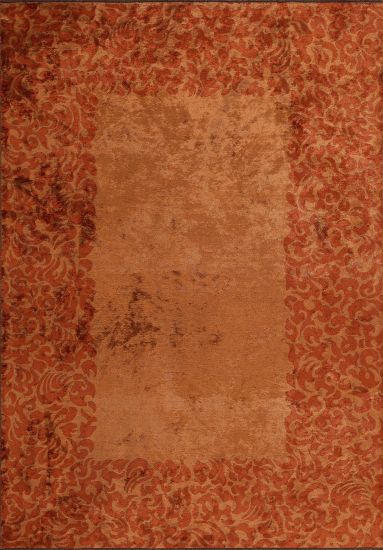 Ford Grey Bordered Living Room Area Rug
