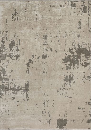 Abstract Grey Enchant Living Room Rug