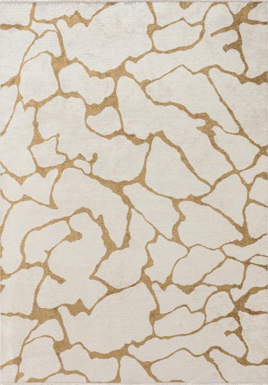 Eclipse Cream & Grey Abstract Indoor Outdoor Rug