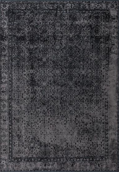 Enchantress Grey & Black Distressed Area Rug
