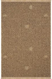 Hasir85 Brown Scandi Plain Outdoor Area Rug