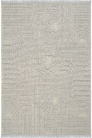 Hasir85 Grey Scandi Plain Outdoor Area Rug