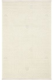 Hasir85 Cream Scandi Plain Outdoor Area Rug