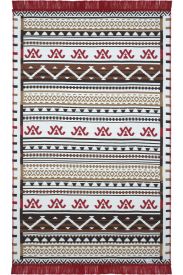 Lovely85 Multicolour Kilim Bohemian Indoor Rug