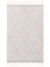 Vetona Patterned Cream Indoor Rug