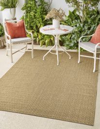 Sizal75 Brown Scandi Jute & Sisal Outdoor Area Rug