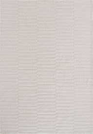 Kaleidoscope Cream Stripes Bedroom Rug