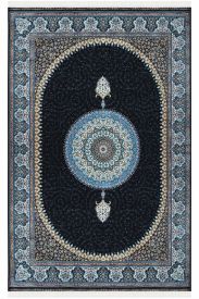 Zerabi85 Multicolour Oriental Bordered Living Room Rug