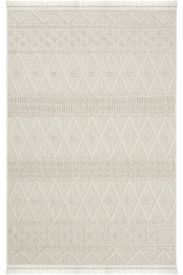 Haptir Jute & Sisal Trellis Cream Outdoor Area Rug