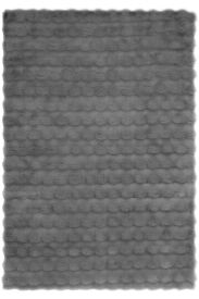 Bubble85 Grey Black Sheepskin Indoor Rug