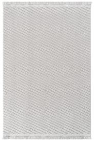 Stoptrina Grey Modern Plain Living Room Rug
