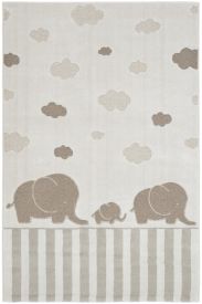 Smile85 Cream Beige Modern Kids Indoor Rug