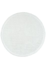 Mikasa85 White Modern Plain Living Room Rug