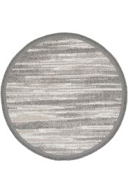 Mikasa85 Grey Beige Patterned Bordered Bedroom Rug
