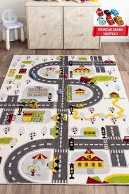 Kids Rug Multicolour Tranquilati