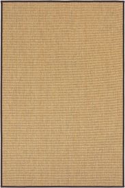 Sisal85 Modern Plain Brown Bedroom Rug