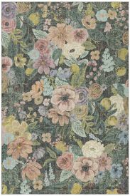 Coloris85 Multicolour Modern Floral Bedroom Rug