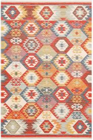 Beykoz85 Multicolour Geometric Area Rug