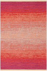 Santorini85 Red Cream Abstract Indoor Rug