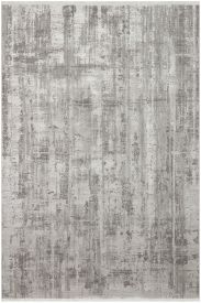 Peace85 Grey Modern Abstract Living Room Rug