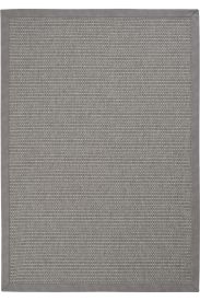 Sisal85 Grey Patterned Bordered Outdoor Area Rug