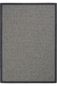 Sisal85 Charcoal Grey Modern Plain Living Room Rug