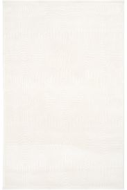 Safir85 White Geometric Indoor Rug