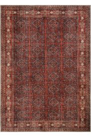 Private85 Beige Red Modern Oriental Area Rug