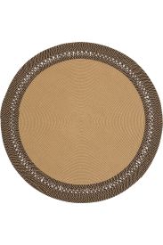 Luke85 Beige black Plain Bordered Bedroom Rug