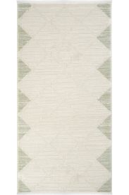 Safir85 Beige Green Patterned Indoor Rug
