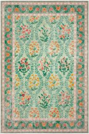 Daisy85 Multicolour Oriental Bordered Bedroom Rug