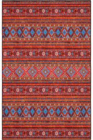 Beylerbeyi85 Multicolour Patterned Bedroom Rug