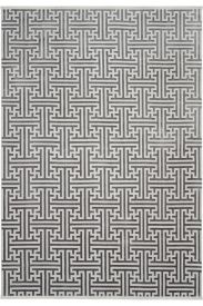 Lena85 Cream Beige Modern Geometric Area Rug
