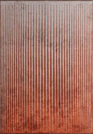 Equilibrium Orange & Grey Stripes Modern Rug