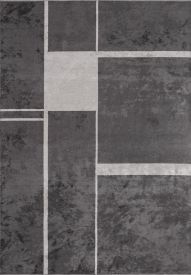 Vibrance Grey Geometric Outdoor Rug