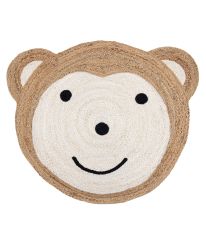 Naturael Brown Cream Jute & Sisal Kids Outdoor Area Rug